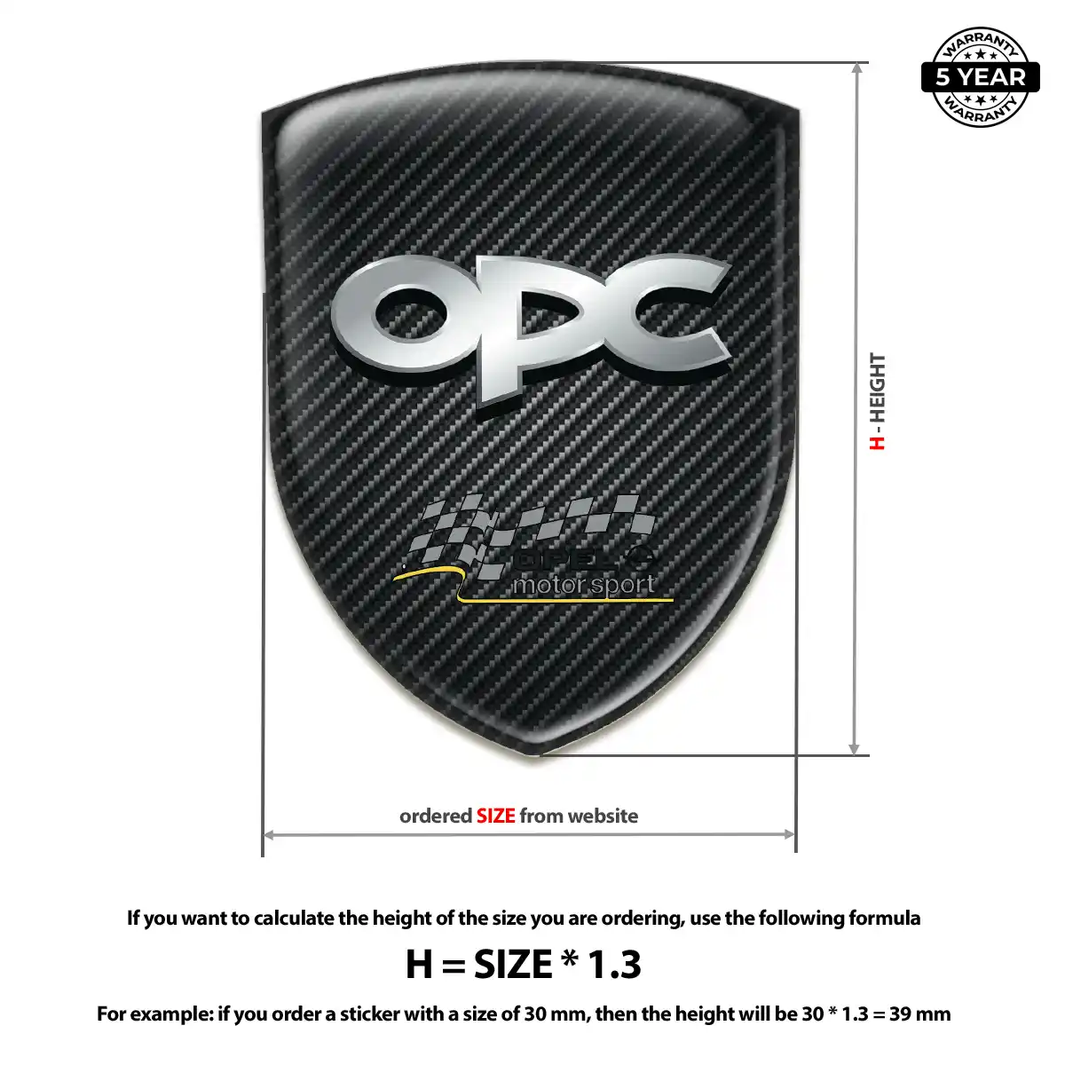 Opel Silicone Badge Elite Edition