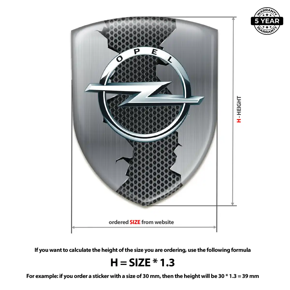 Opel Silicone Badge Exclusive Series