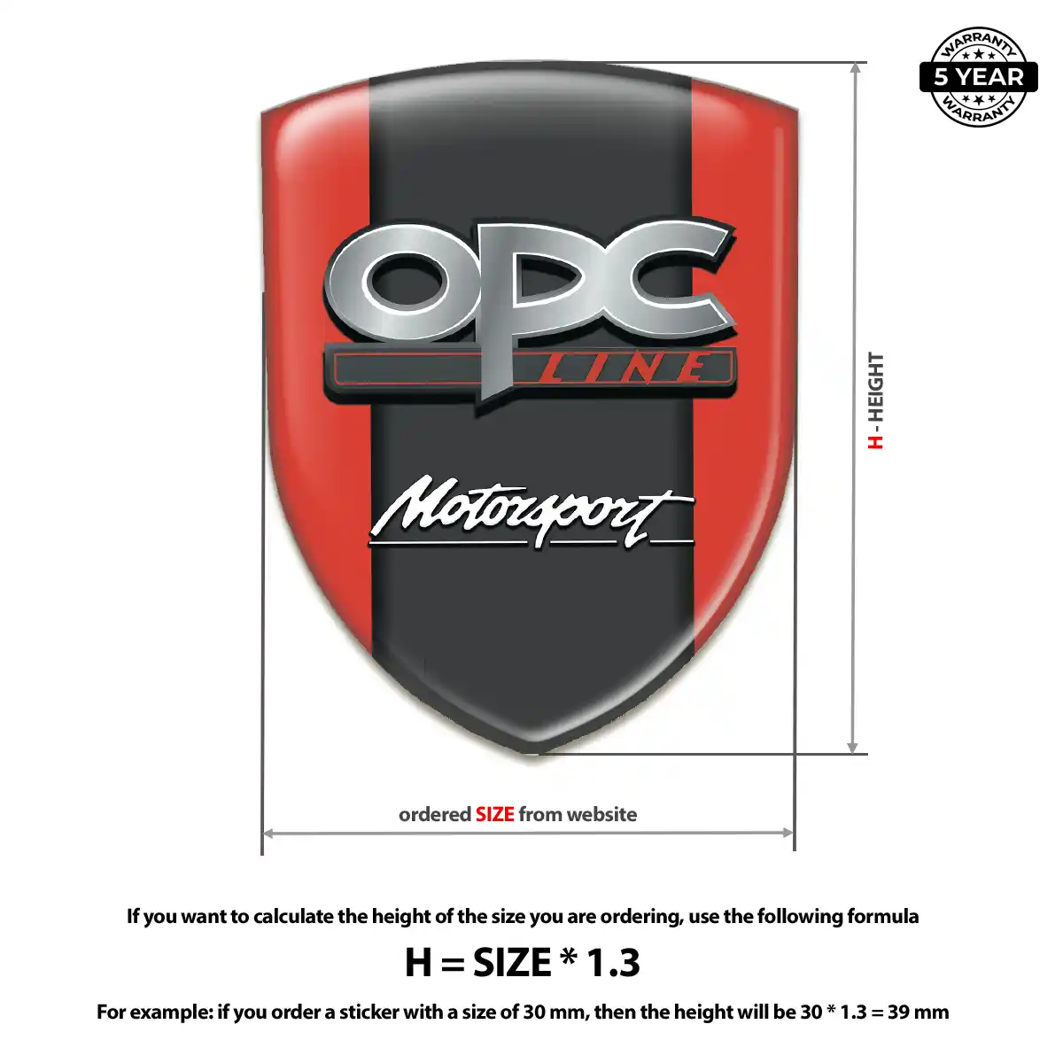 Opel Silicone Badge Opulent Line