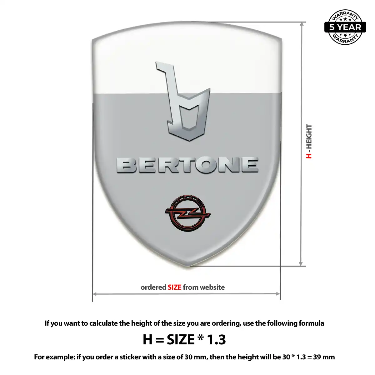Opel Silicone Badge Refined Design