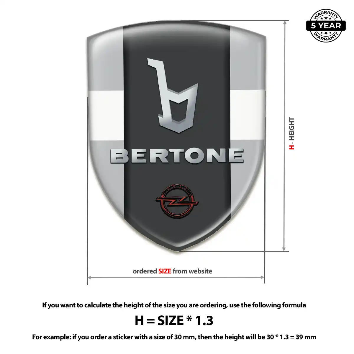 Opel Silicone Badge Superior Craft
