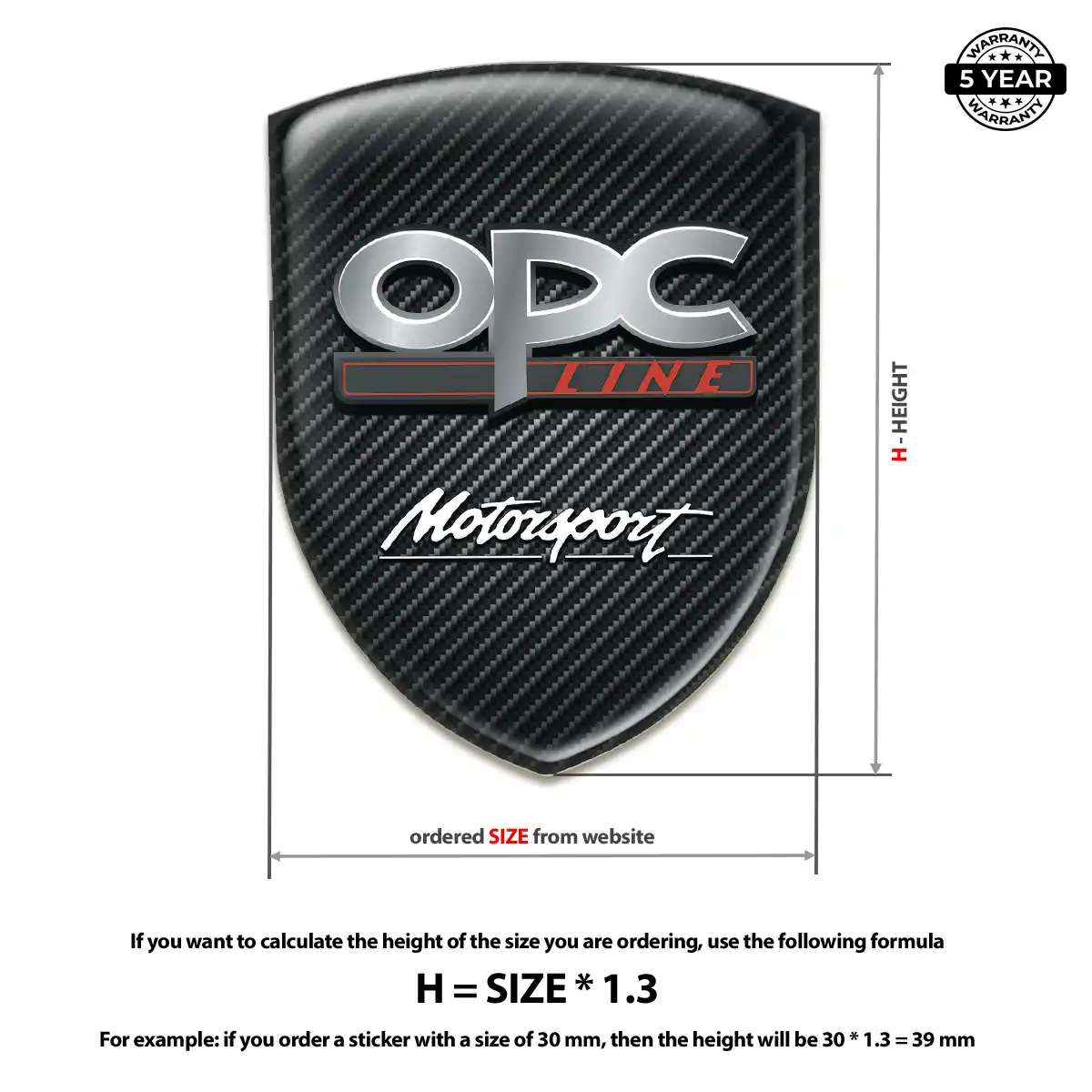 Opel Silicone Emblem Elite Edition