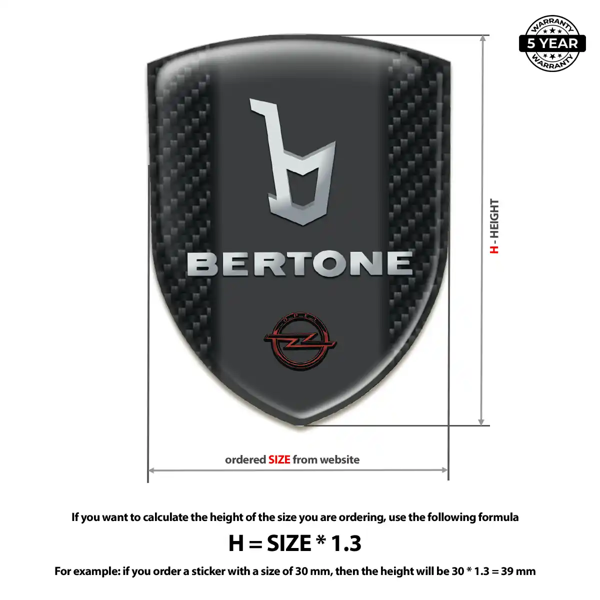 Opel Silicone Emblem Exclusive Series