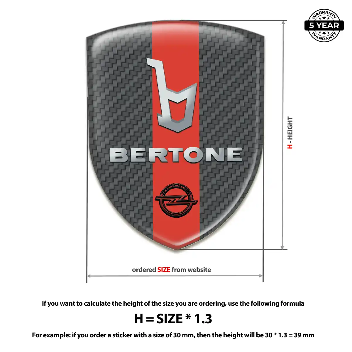 Opel Silicone Emblem Noble Edition