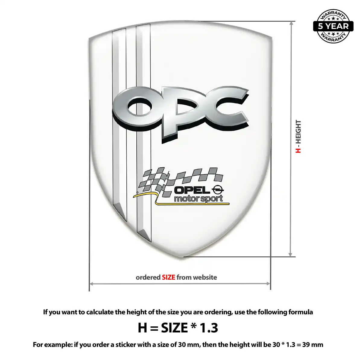 Opel Silicone Emblem Opulent Line