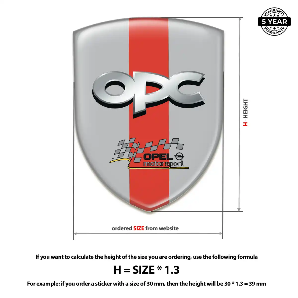 Opel Silicone Emblem Refined Design