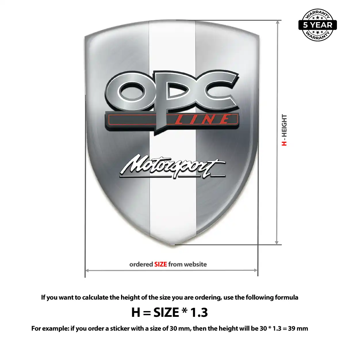 Opel Silicone Emblem Signature Grade