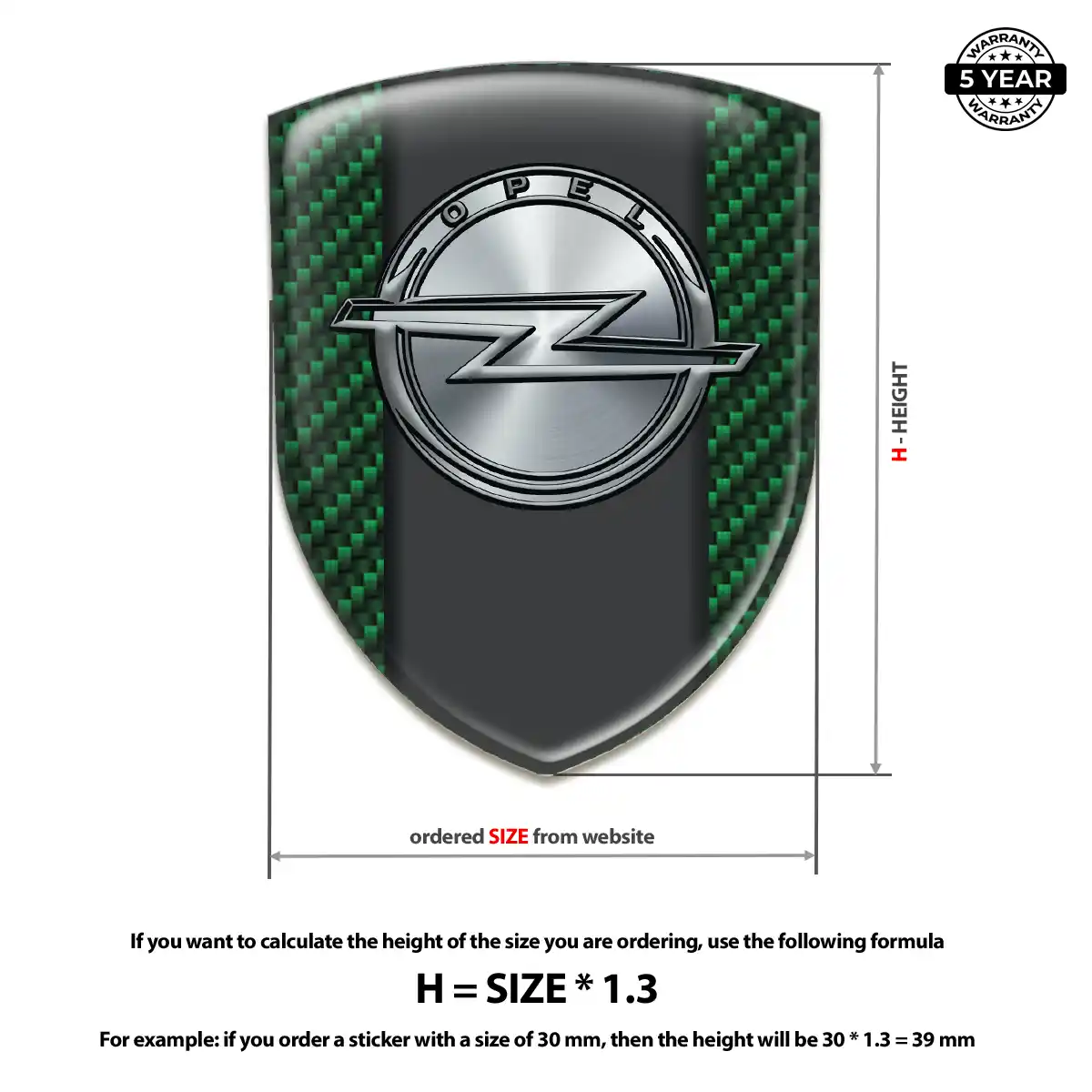 Opel Silicone Sticker Deluxe Edition