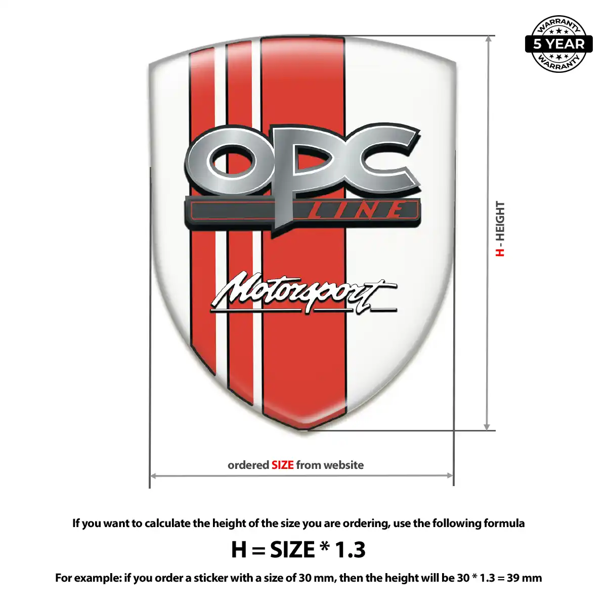 Opel Sticker Exterior Luxe