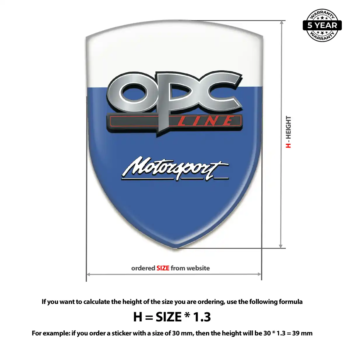 Opel Sticker Opulent Line