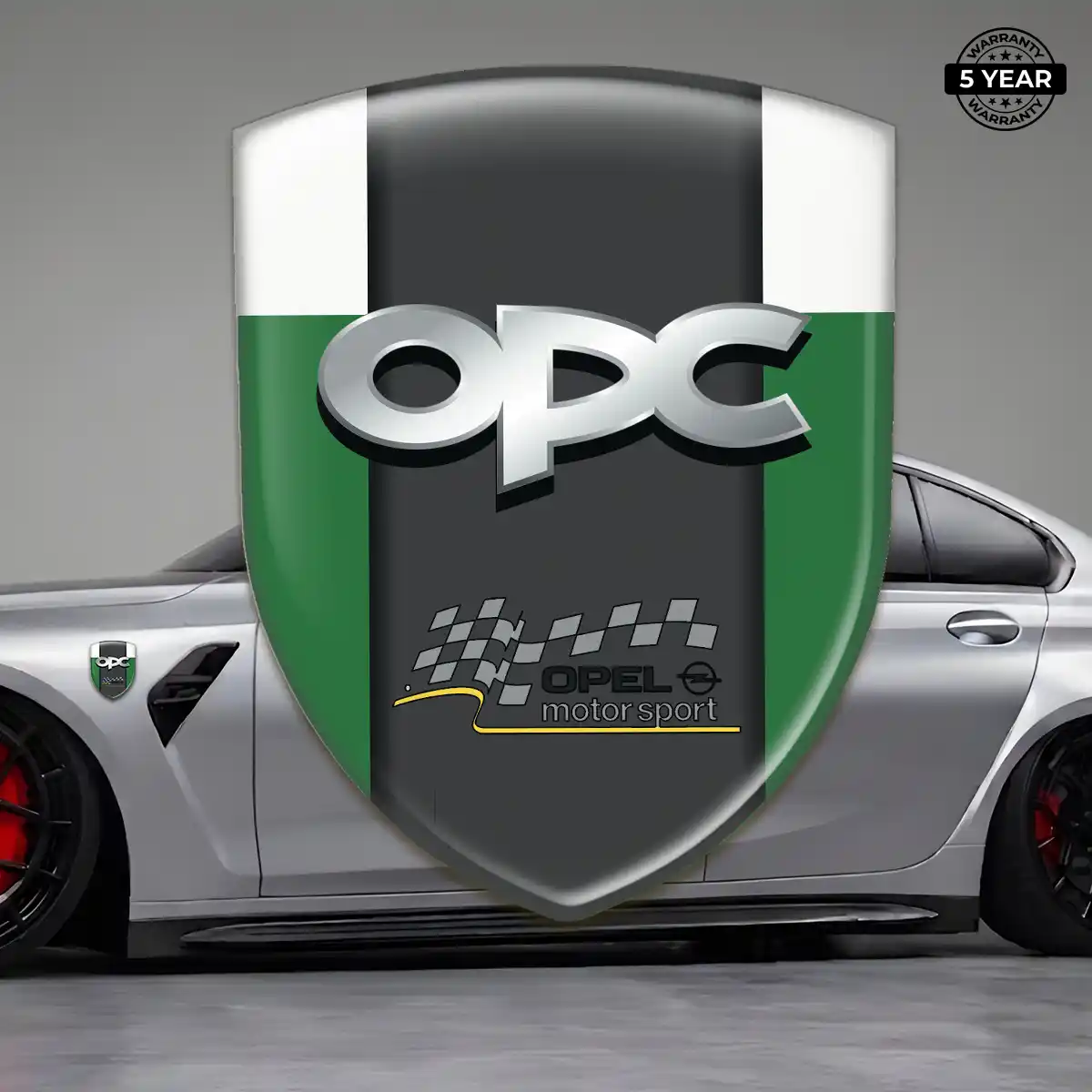 Opel Vehicle Logo Sticker Premium Dome