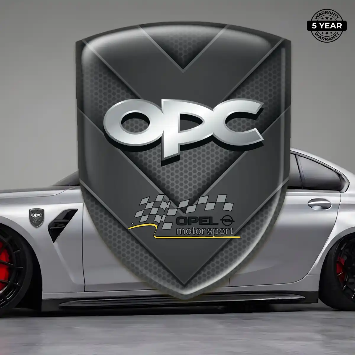 Opel Vehicle Logo Sticker Refined Design