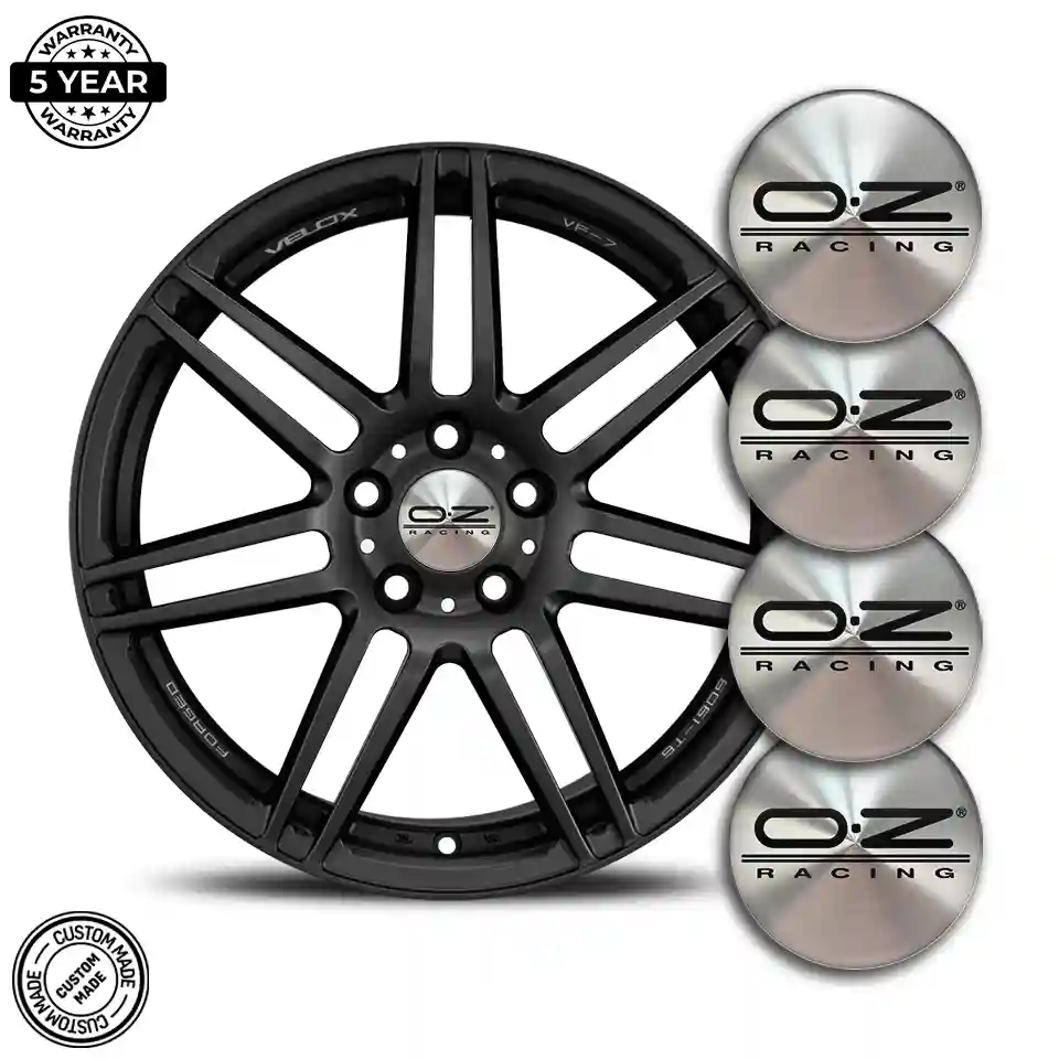 OZ Emblem Wheel Center Caps Refined Design