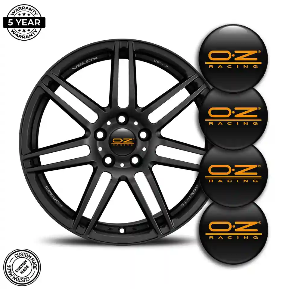 OZ Logo Silicone Badge Self-Adhesive Elite Finish
