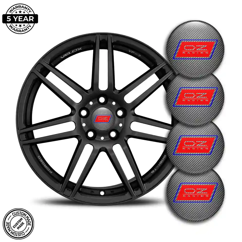 OZ Logo Silicone Sticker Self-Adhesive Elite Finish