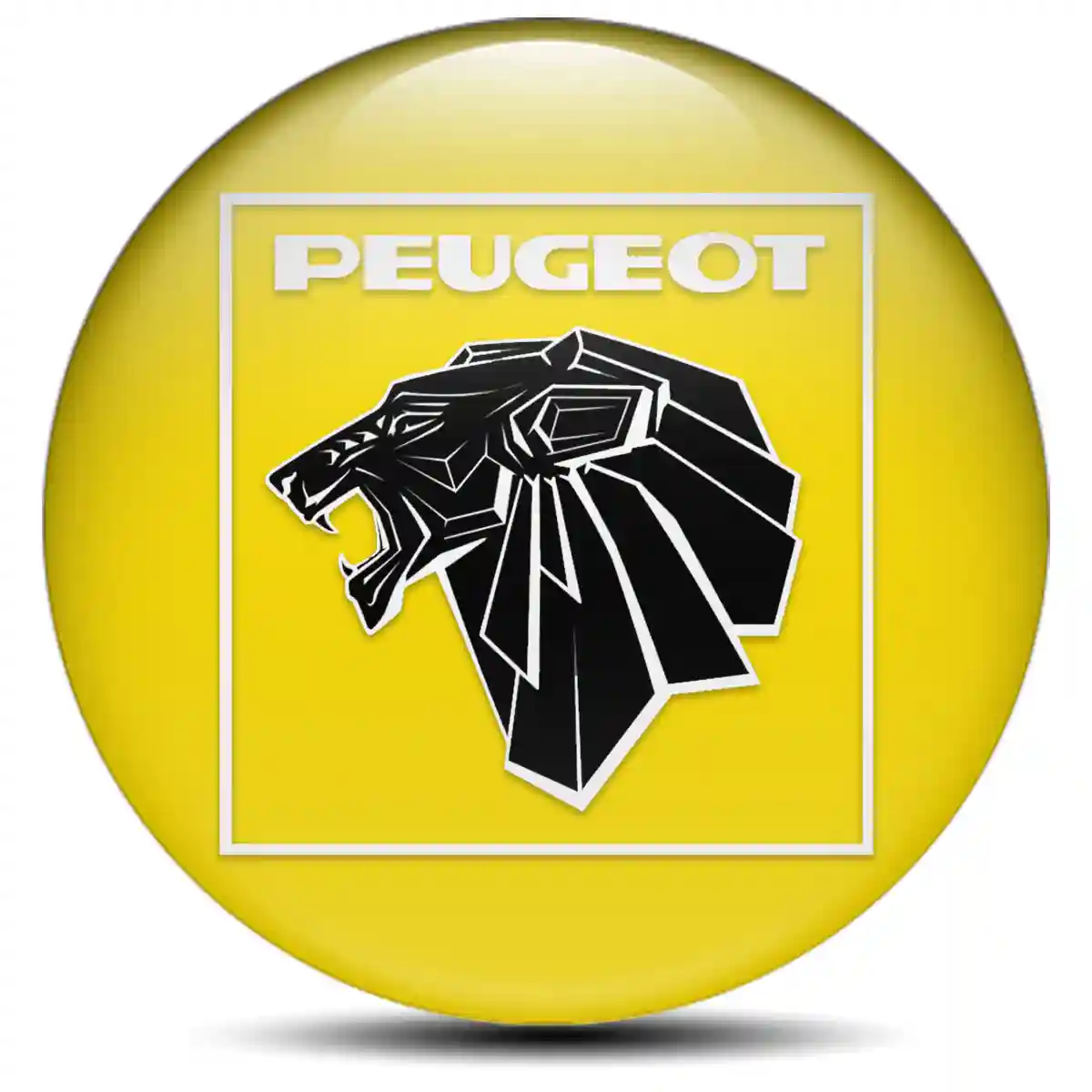 Peugeot Badge Emblems Center Cap Self-Adhesive Sleek Style