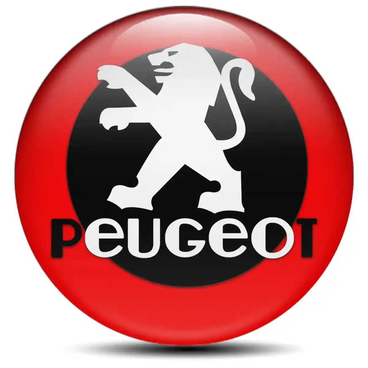 Peugeot Domed Emblem Elite Finish