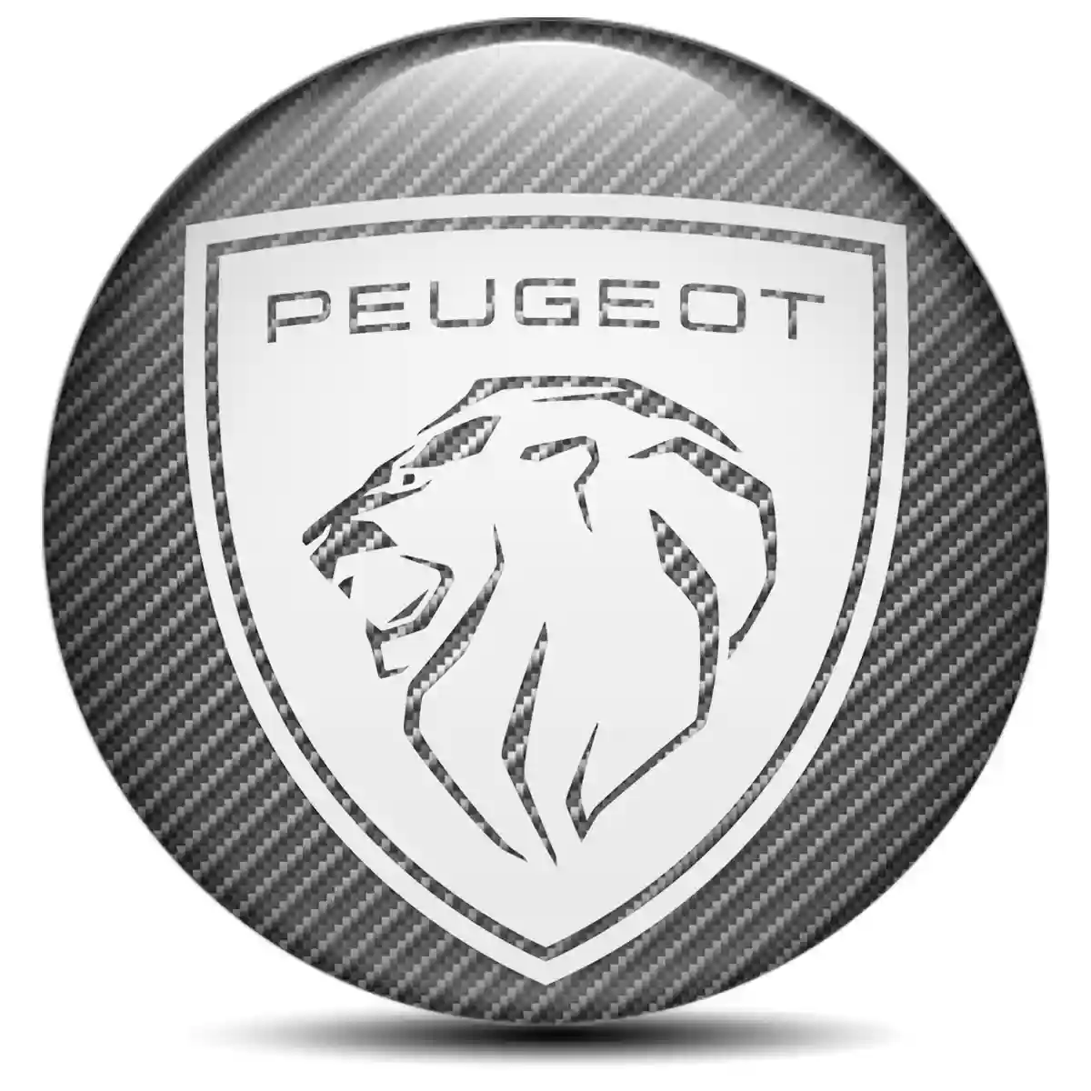 Peugeot Domed Emblem Self-Adhesive Elite Finish