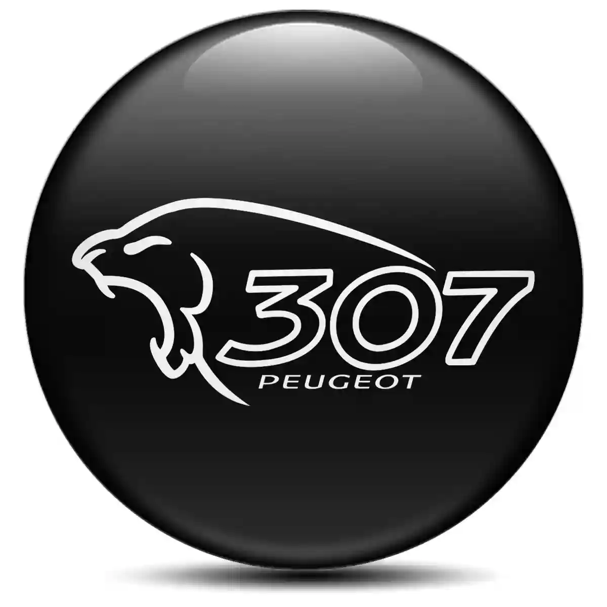 Peugeot Domed Emblem Self-Adhesive Signature Grade