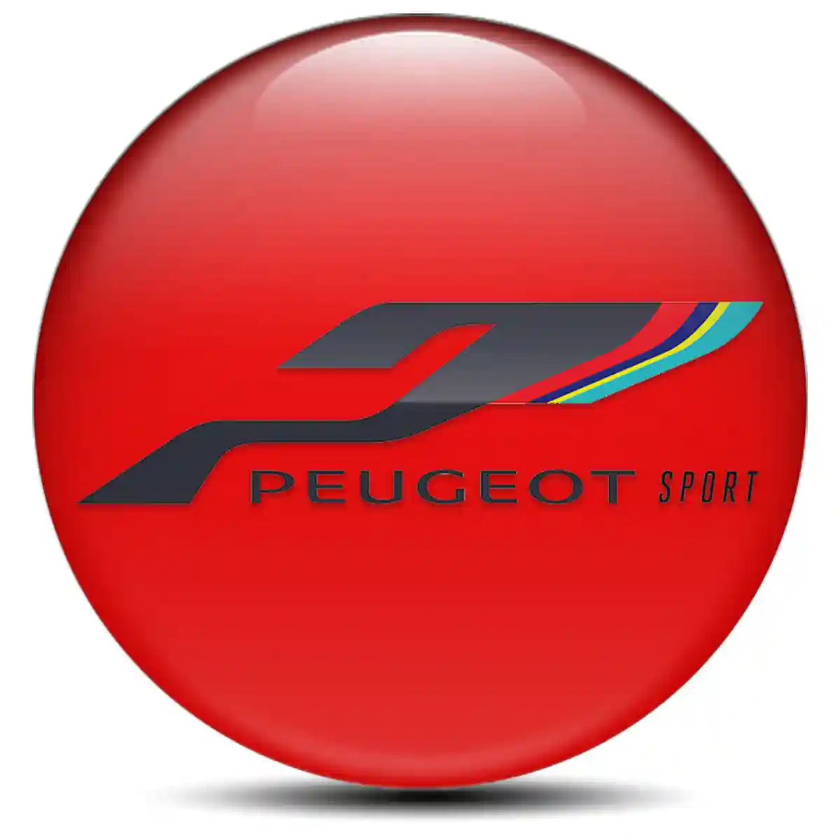 Peugeot Domed Emblem Self-Adhesive Sleek Style