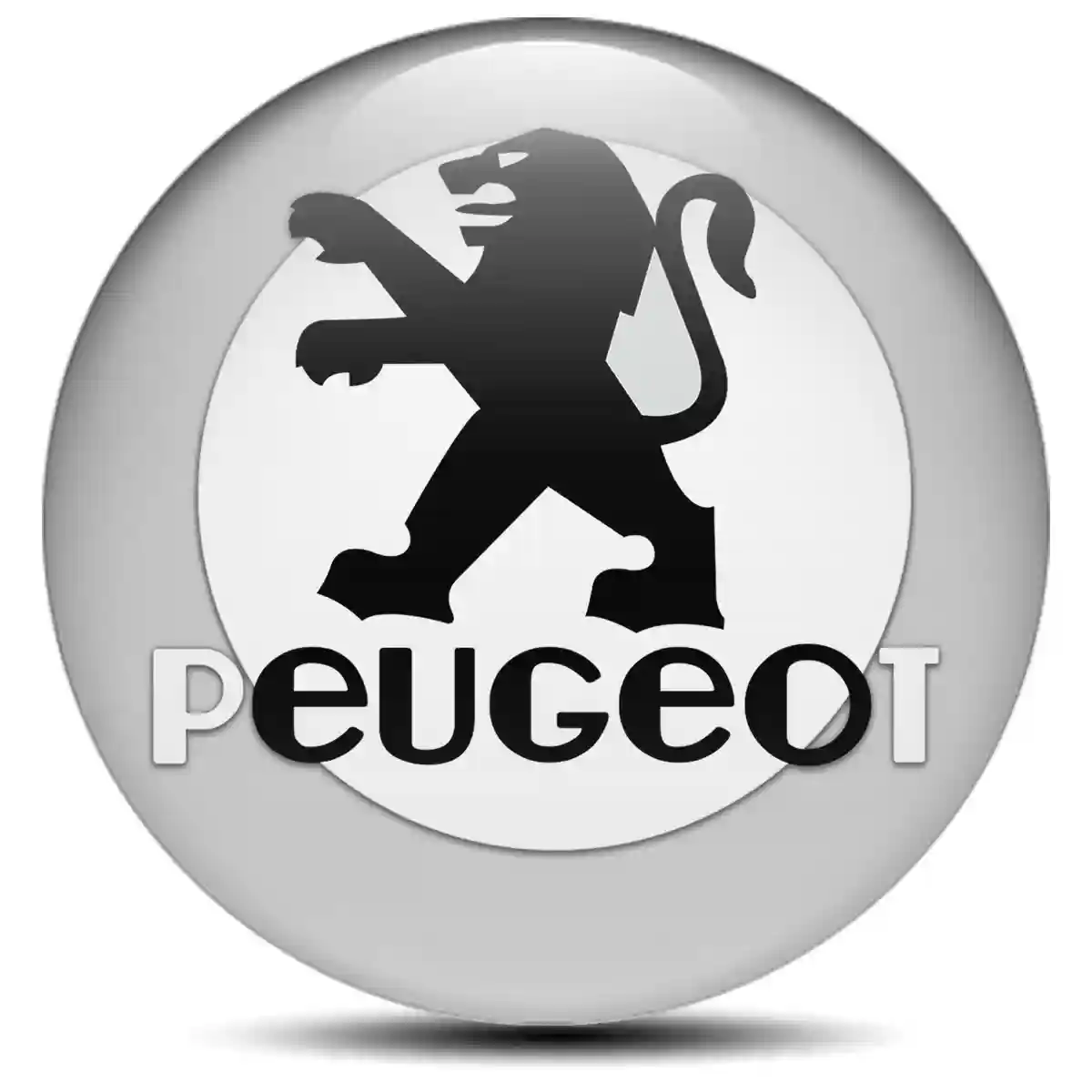 Peugeot Domed Emblem Sleek Style
