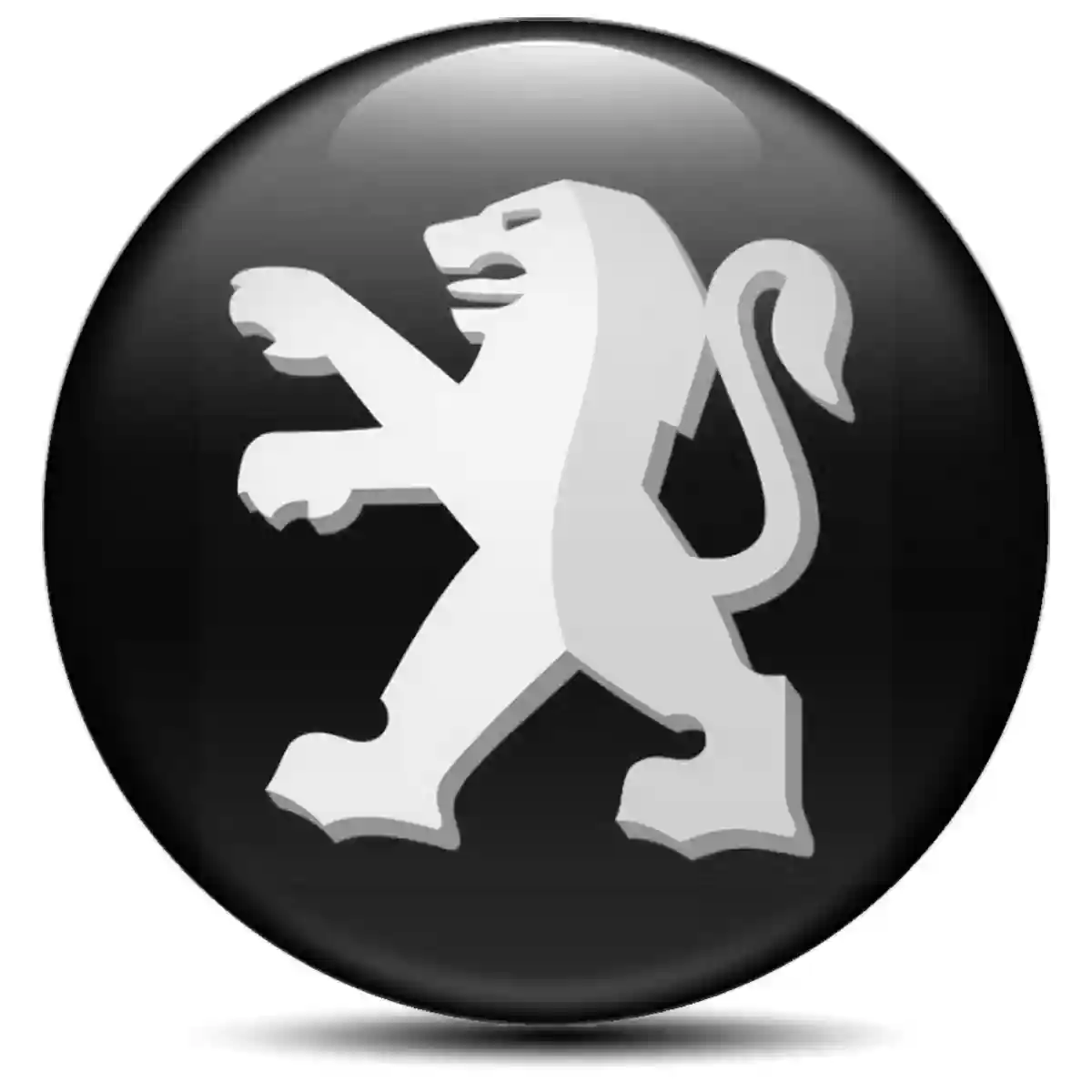 Peugeot Domed Sticker Elite Finish