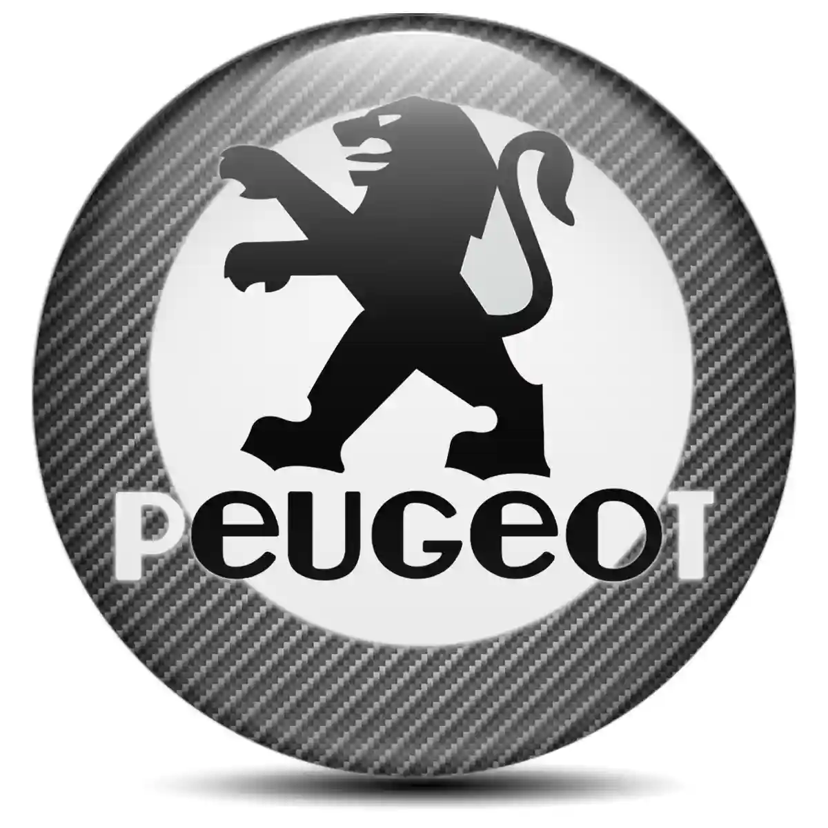 Peugeot Domed Sticker Refined Design