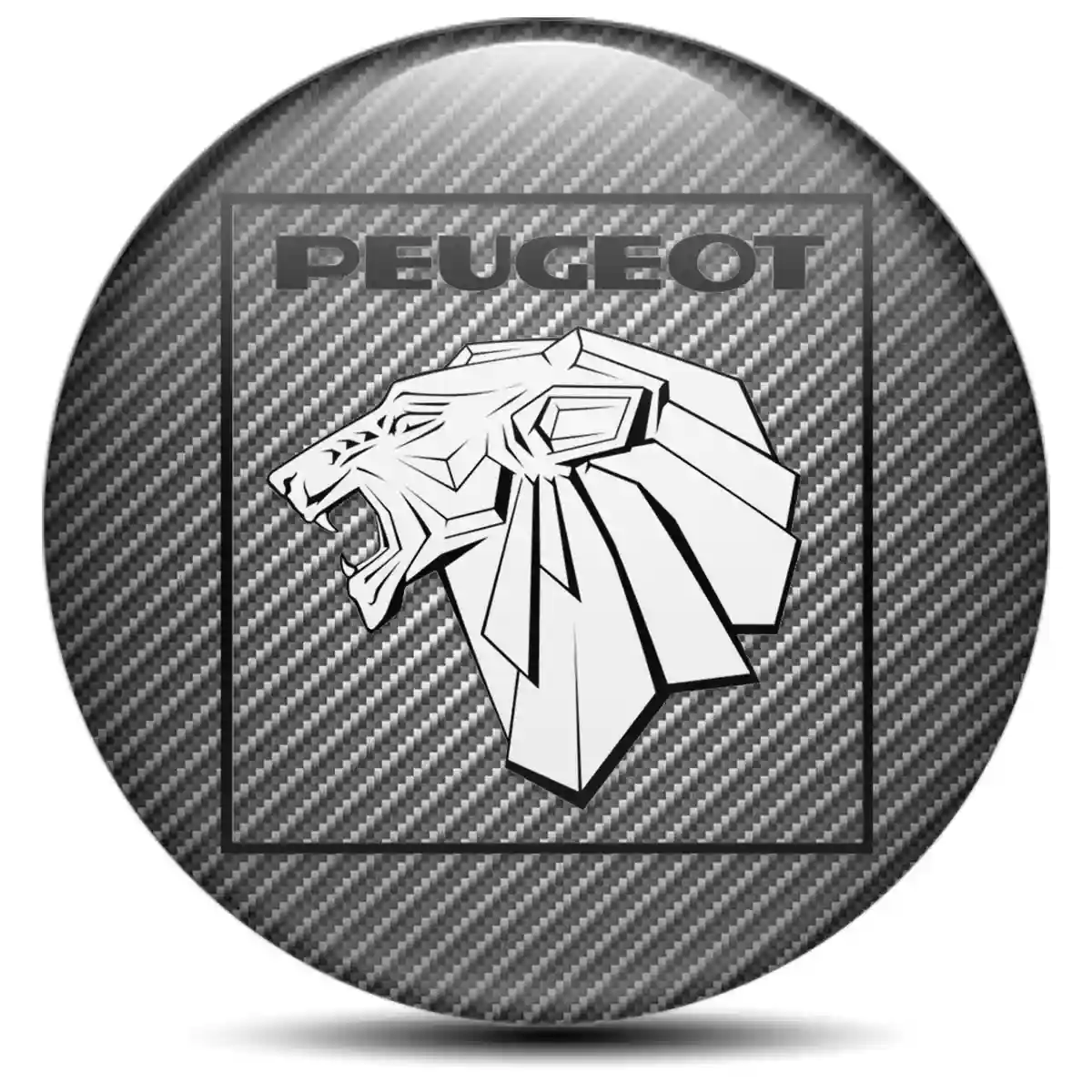 Peugeot Emblem Wheel Center Caps Prestige Line