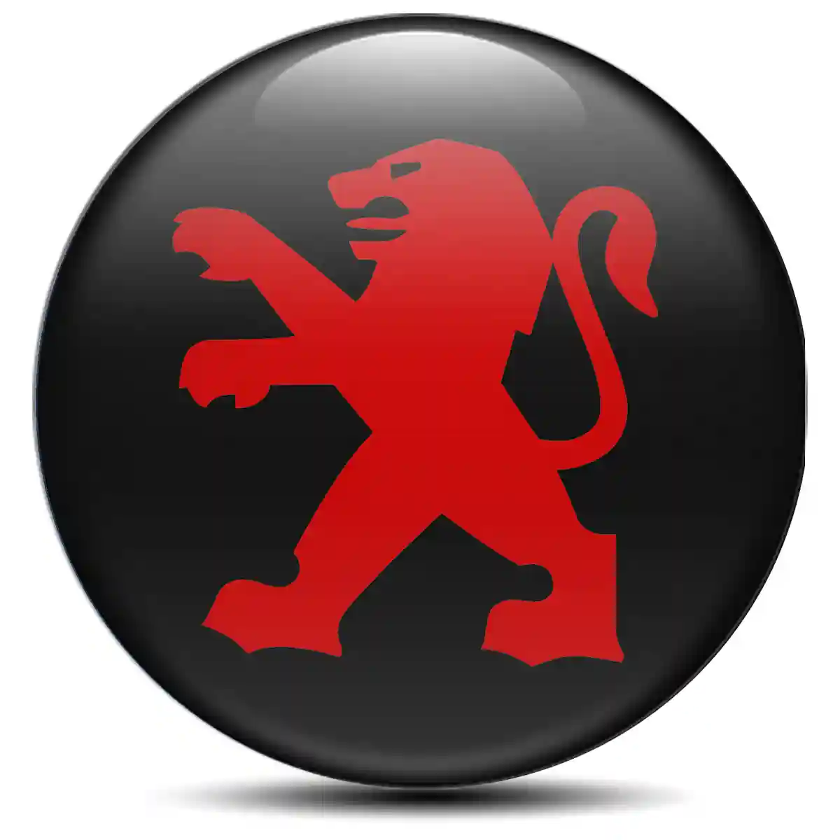 Peugeot Emblem Wheel Center Caps Self-Adhesive Sleek Style
