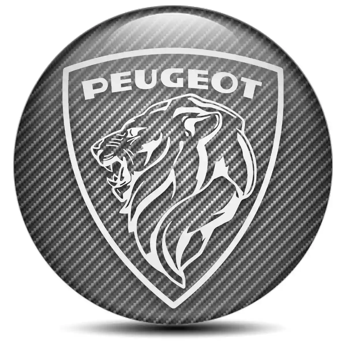Peugeot Emblem Wheel Center Caps Sleek Style