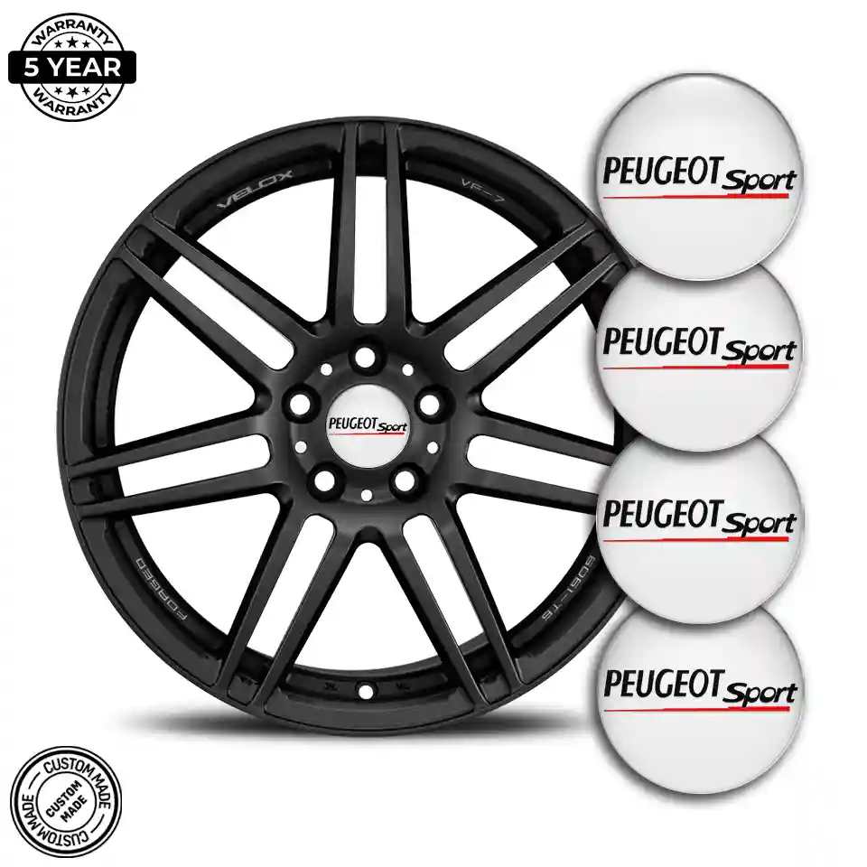 Peugeot Epoxy Sticker Refined Design