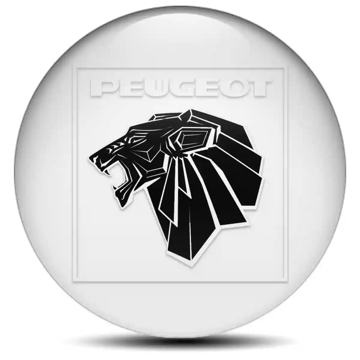Peugeot Epoxy Sticker Sleek Style
