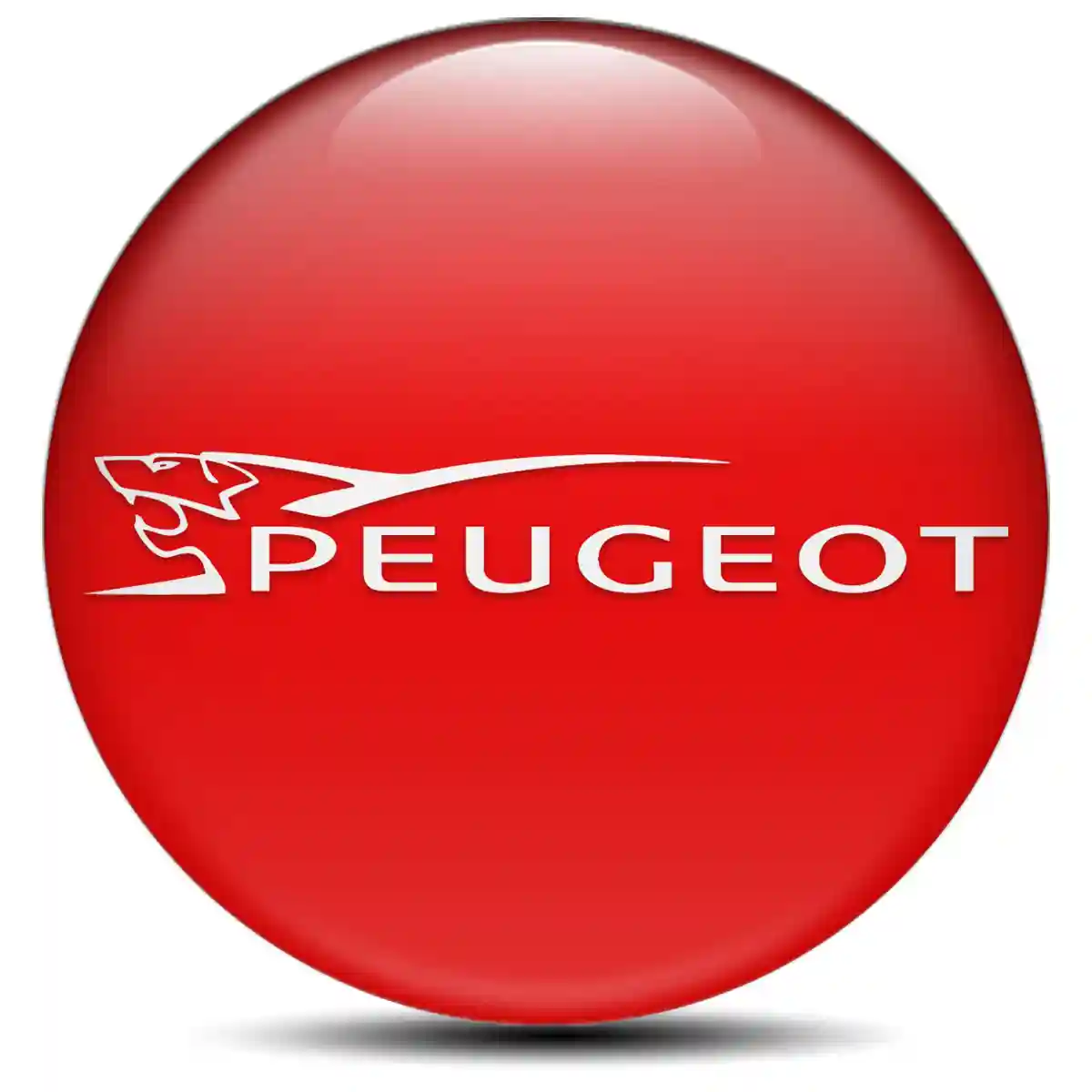 Peugeot Logo Emblem Self-Adhesive Refined Design