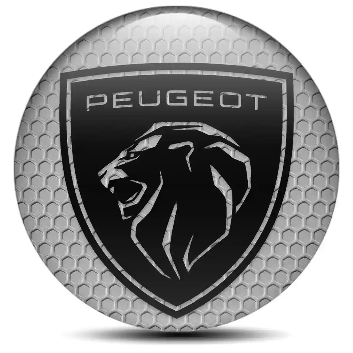 Peugeot Logo Emblem Self-Adhesive Signature Grade