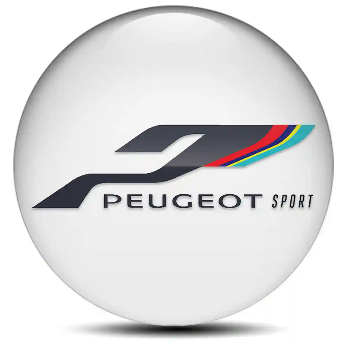 Peugeot Logo Silicone Badge Elite Finish