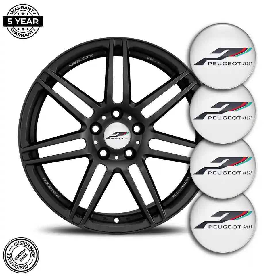 Peugeot Logo Silicone Badge Elite Finish
