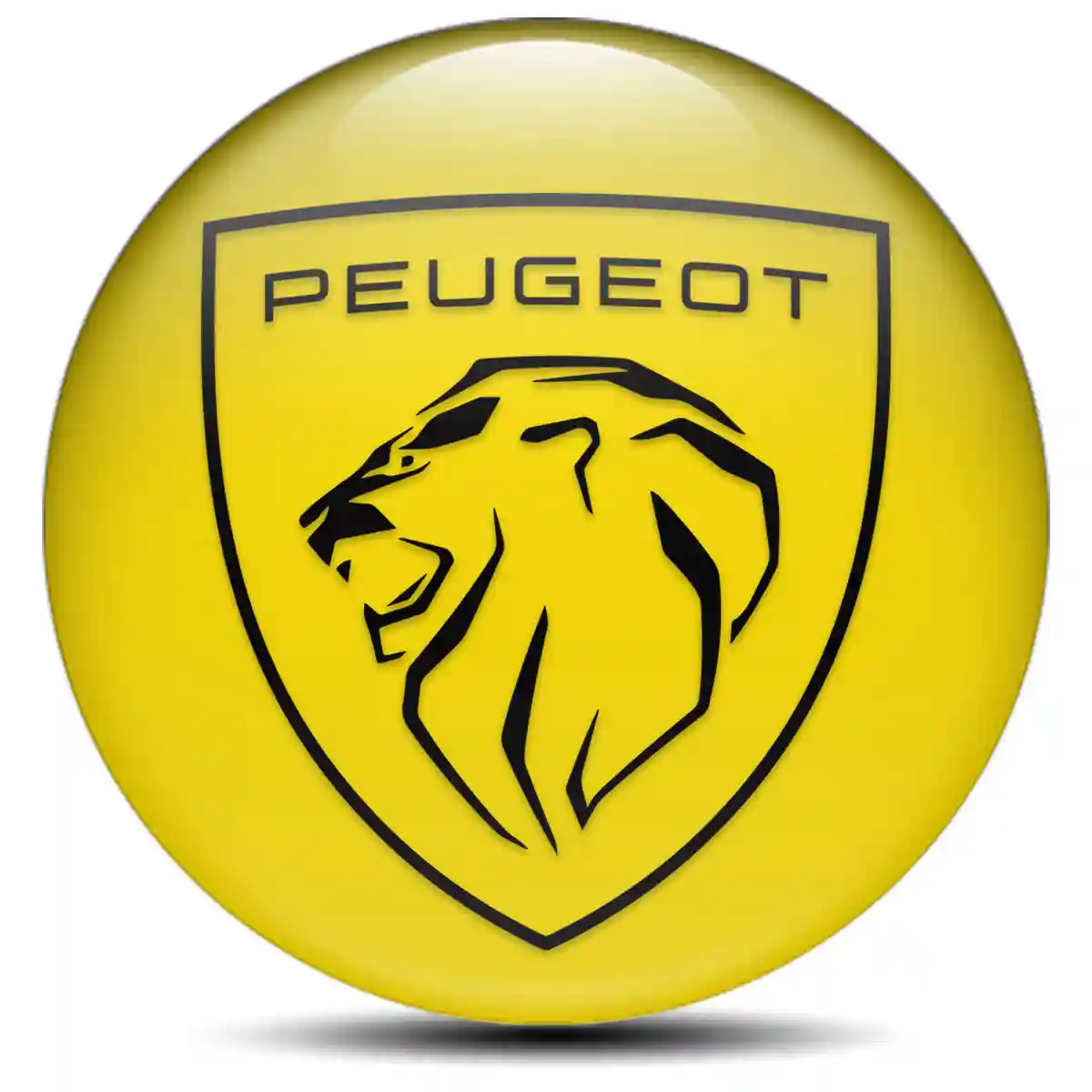 Peugeot Logo Silicone Badge Prime Quality