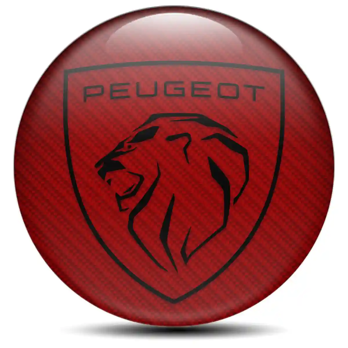 Peugeot Logo Silicone Badge Signature Grade