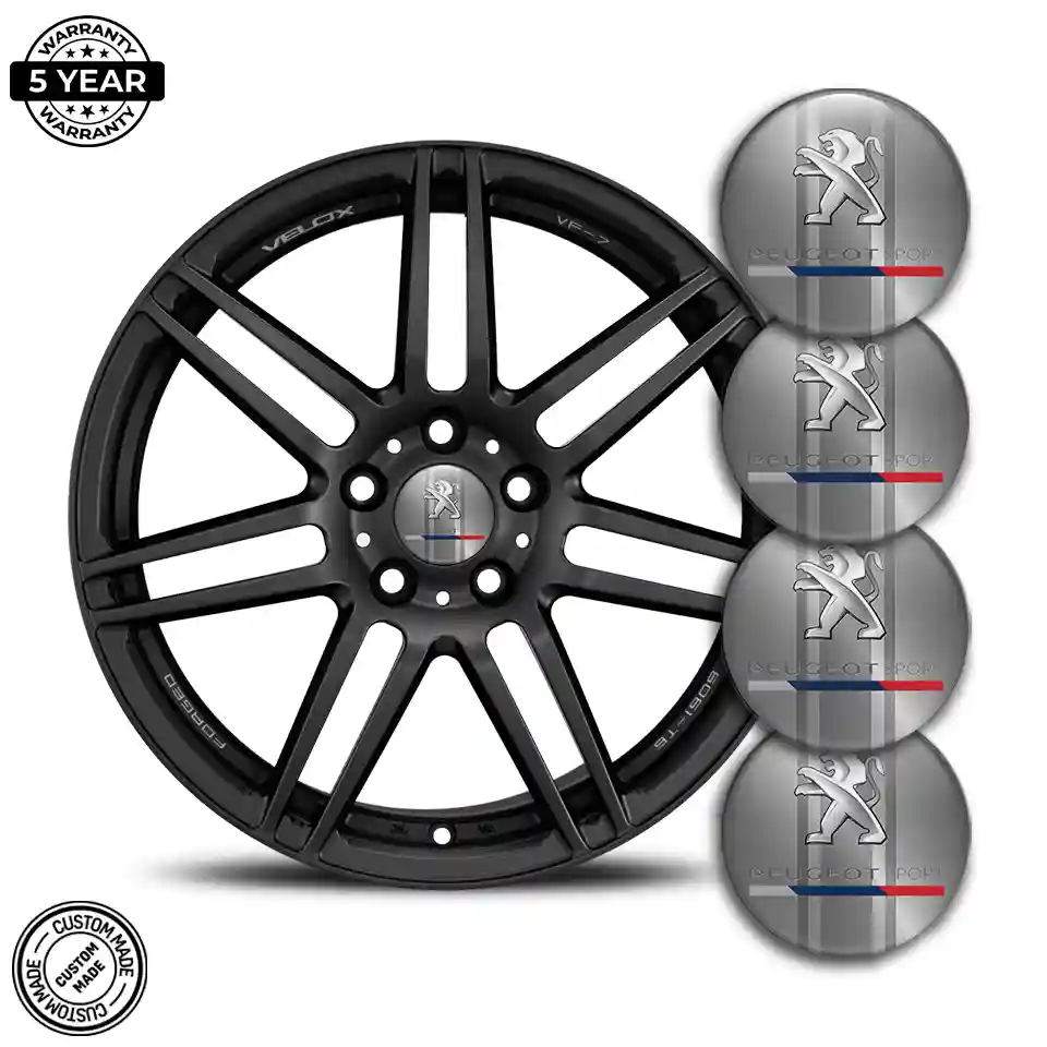 Peugeot Logo Silicone Emblem Prime Quality