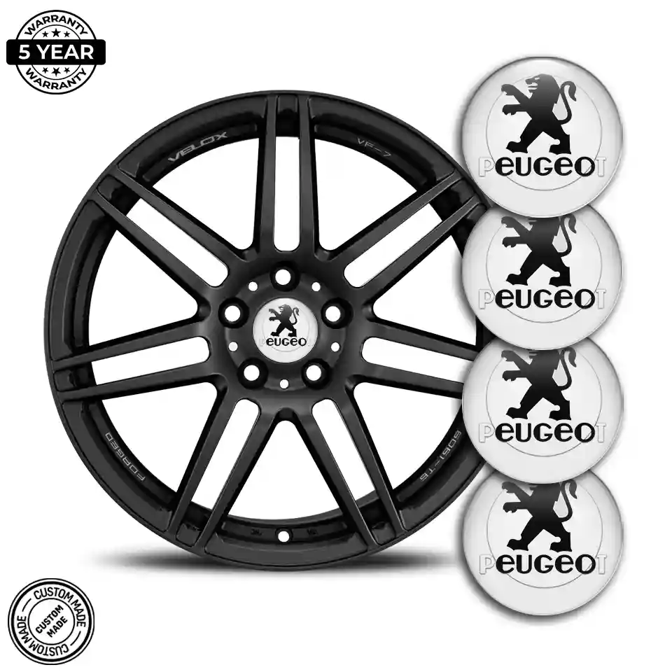 Peugeot Logo Silicone Emblem Refined Design