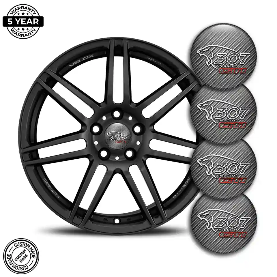 Peugeot Logo Silicone Emblem Self-Adhesive Signature Grade