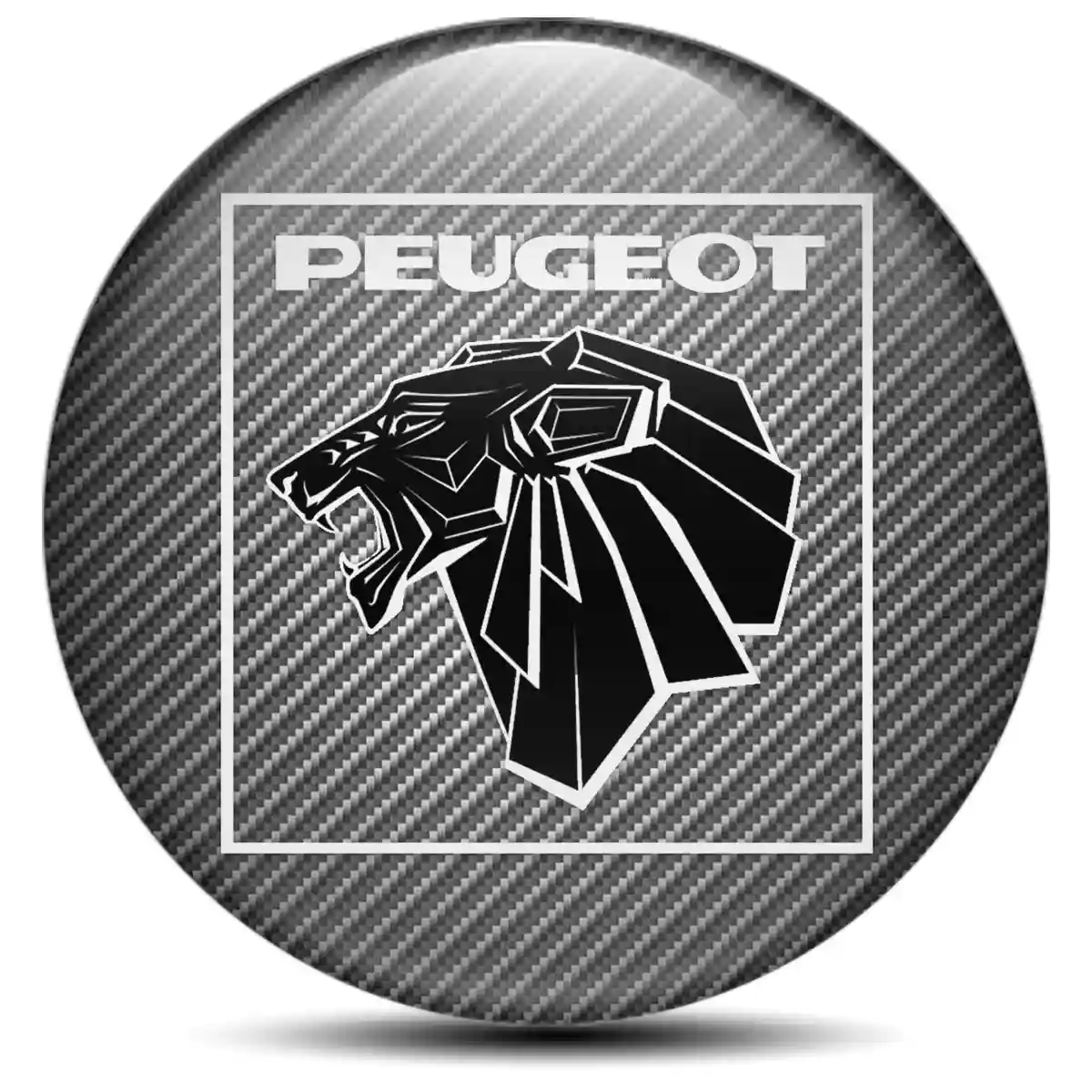 Peugeot Logo Silicone Emblem Signature Grade