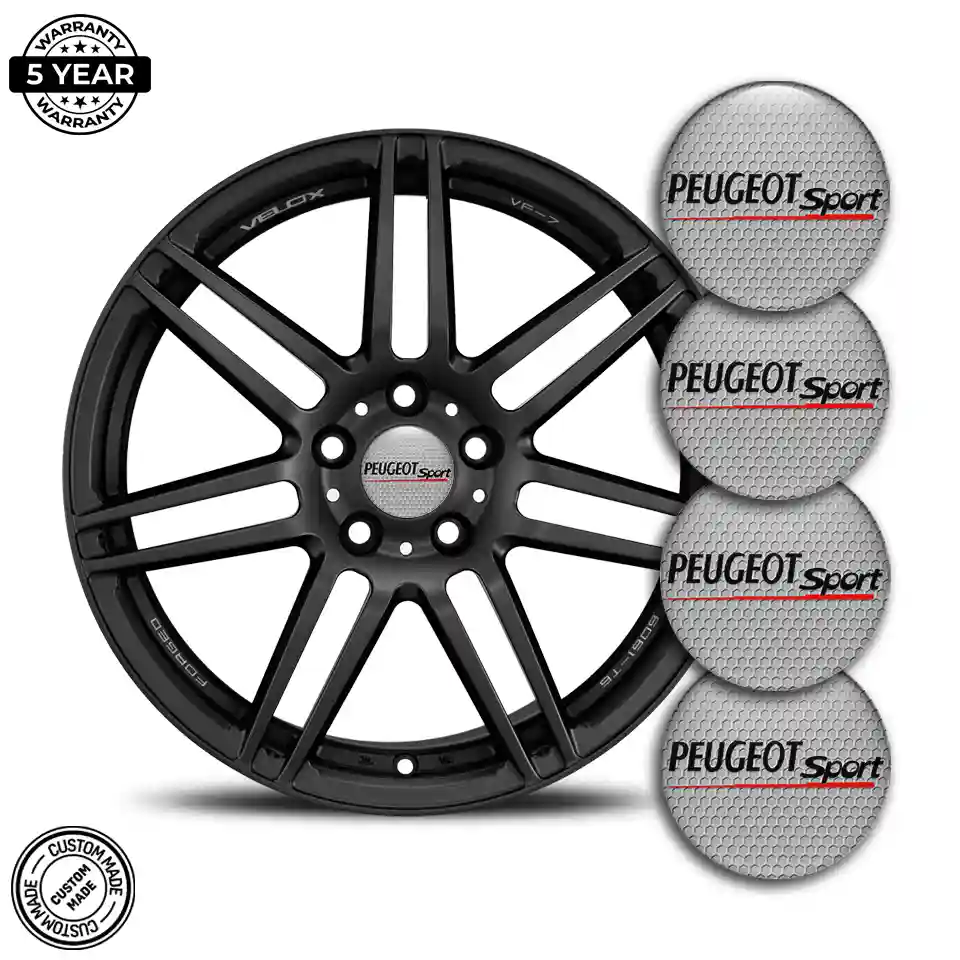 Peugeot Logo Silicone Emblem Sleek Style