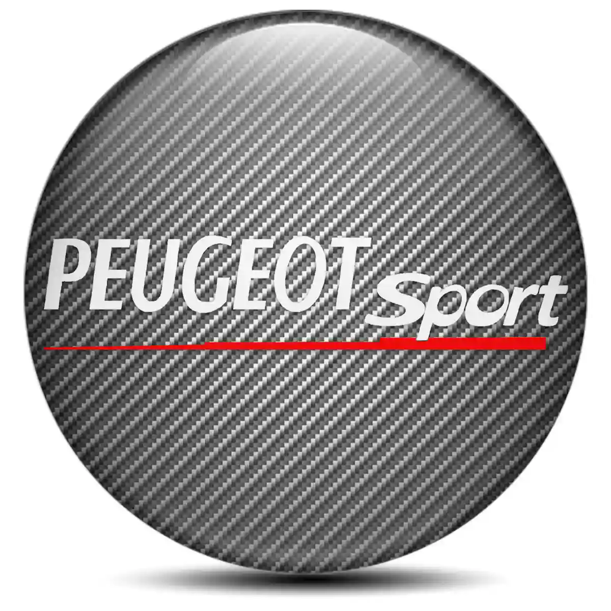 Peugeot Logo Silicone Sticker Prestige Line