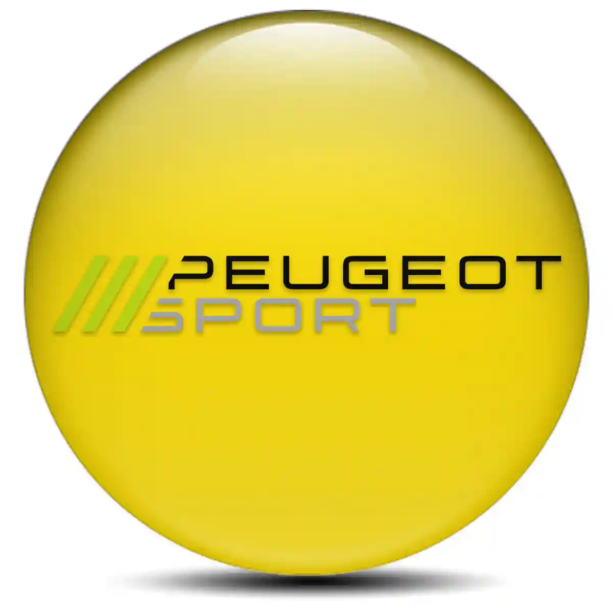 Peugeot Logo Silicone Sticker Refined Design