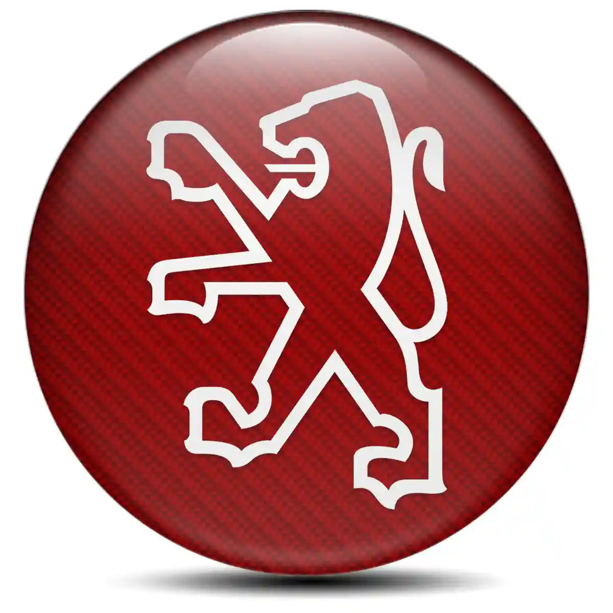 Peugeot Logo Silicone Sticker Signature Grade