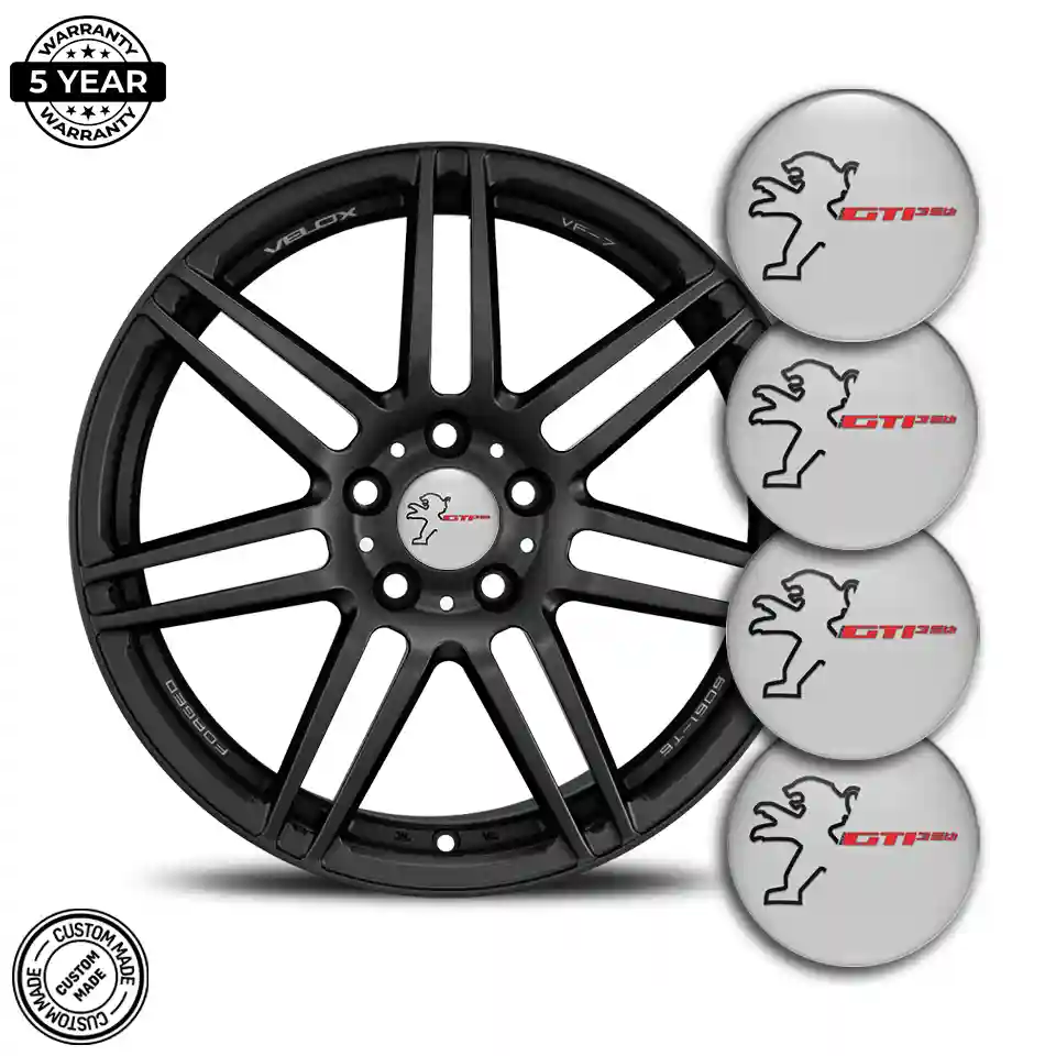 Peugeot Silicone Sticker Self-Adhesive Signature Grade