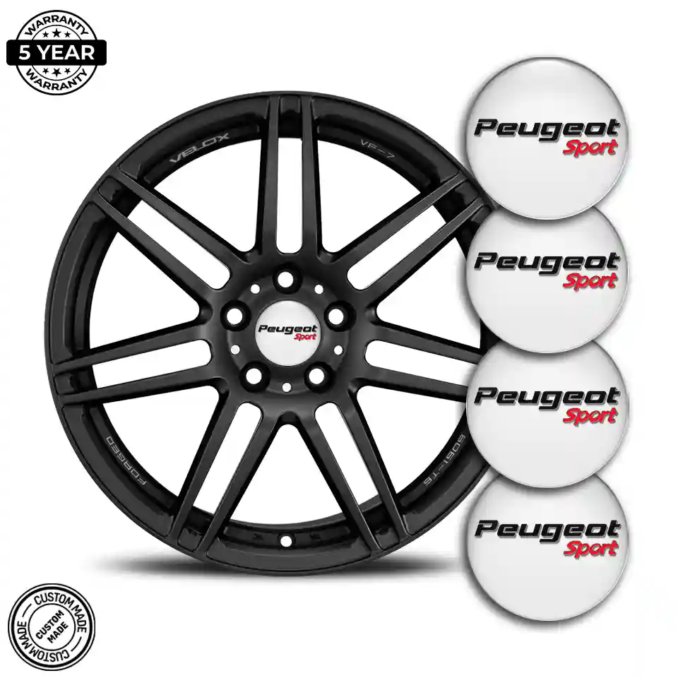 Peugeot Sticker Epoxy 3D Gel Elite Finish