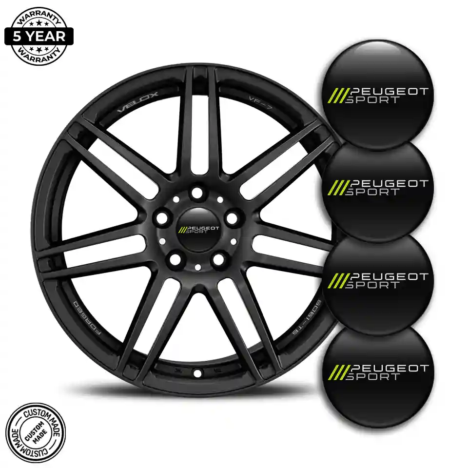 Peugeot Wheel Emblem Self-Adhesive Superior Craft