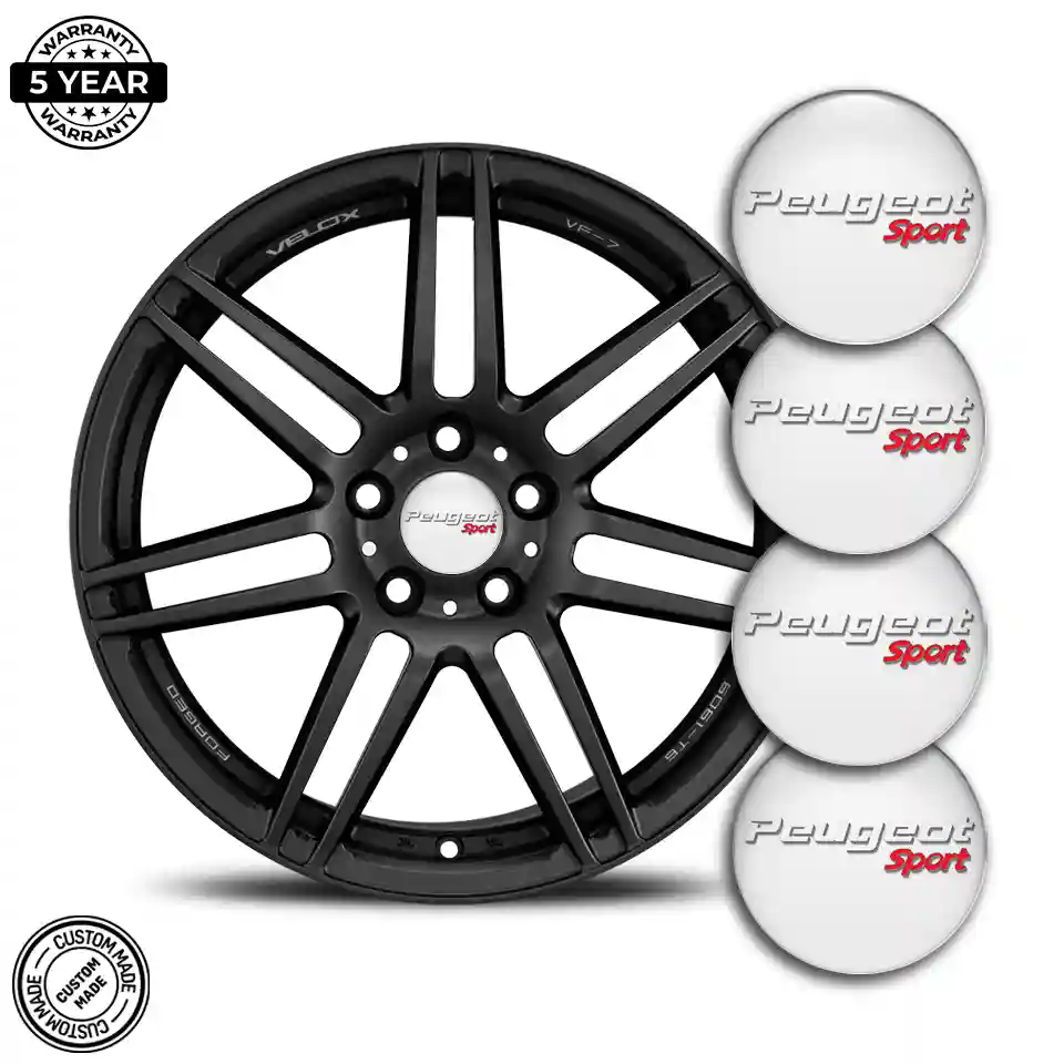 Peugeot Wheel Emblems Refined Design